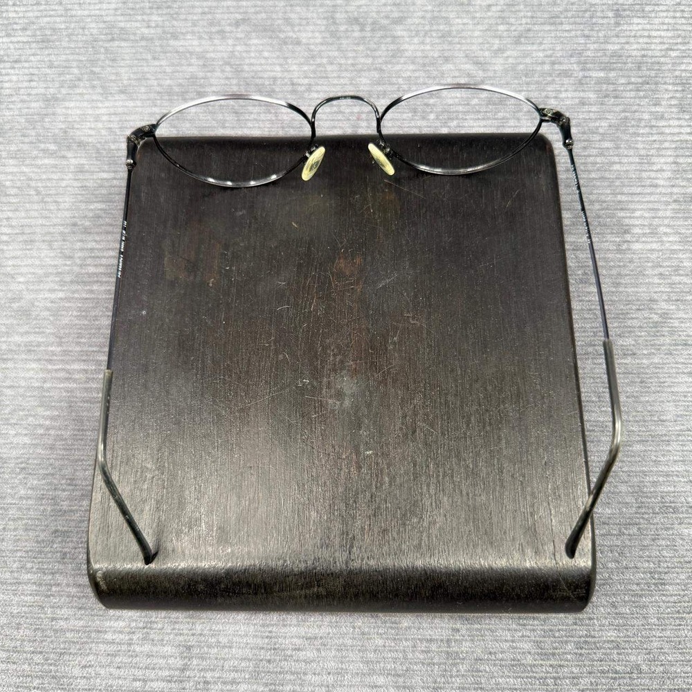 Celebrity by Altair Y2k Eyewear SBlue Oval Metal Glasses Frames Italy 48-20-135 - Picture 8 of 11